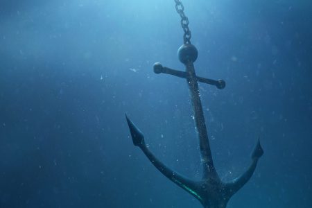 A sinking anchor